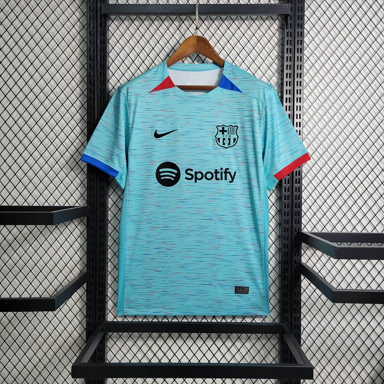 FC Barcelona Third Shirt Top Kit 2023-2024 - Aqua