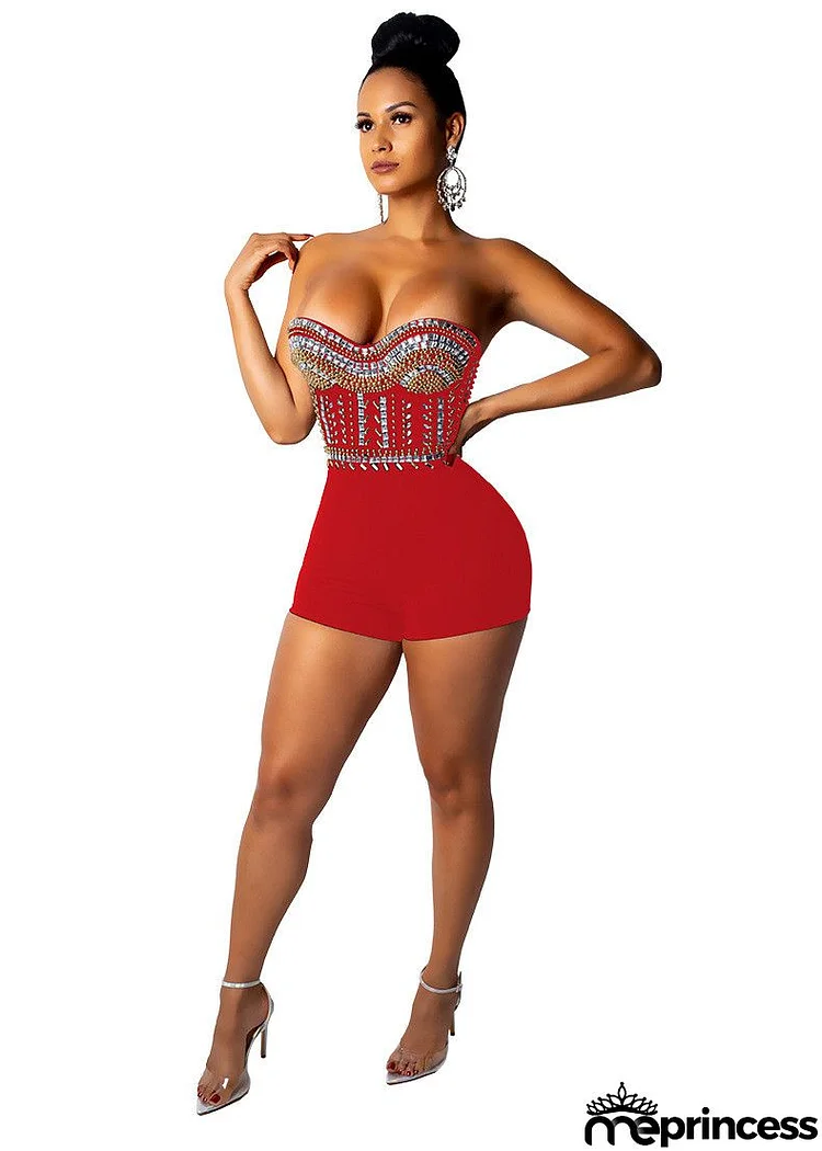 Clearance Sale Women Tube Top Rompers
