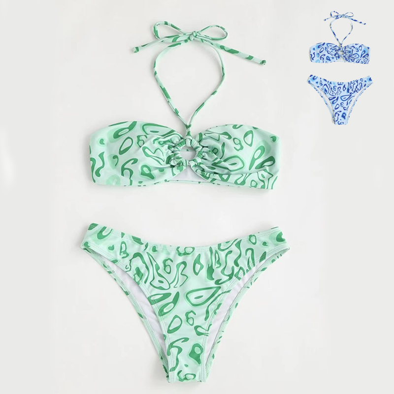 Mature Women Summer Beach Bikini Sexy Split Swimsuit Older In Fashion