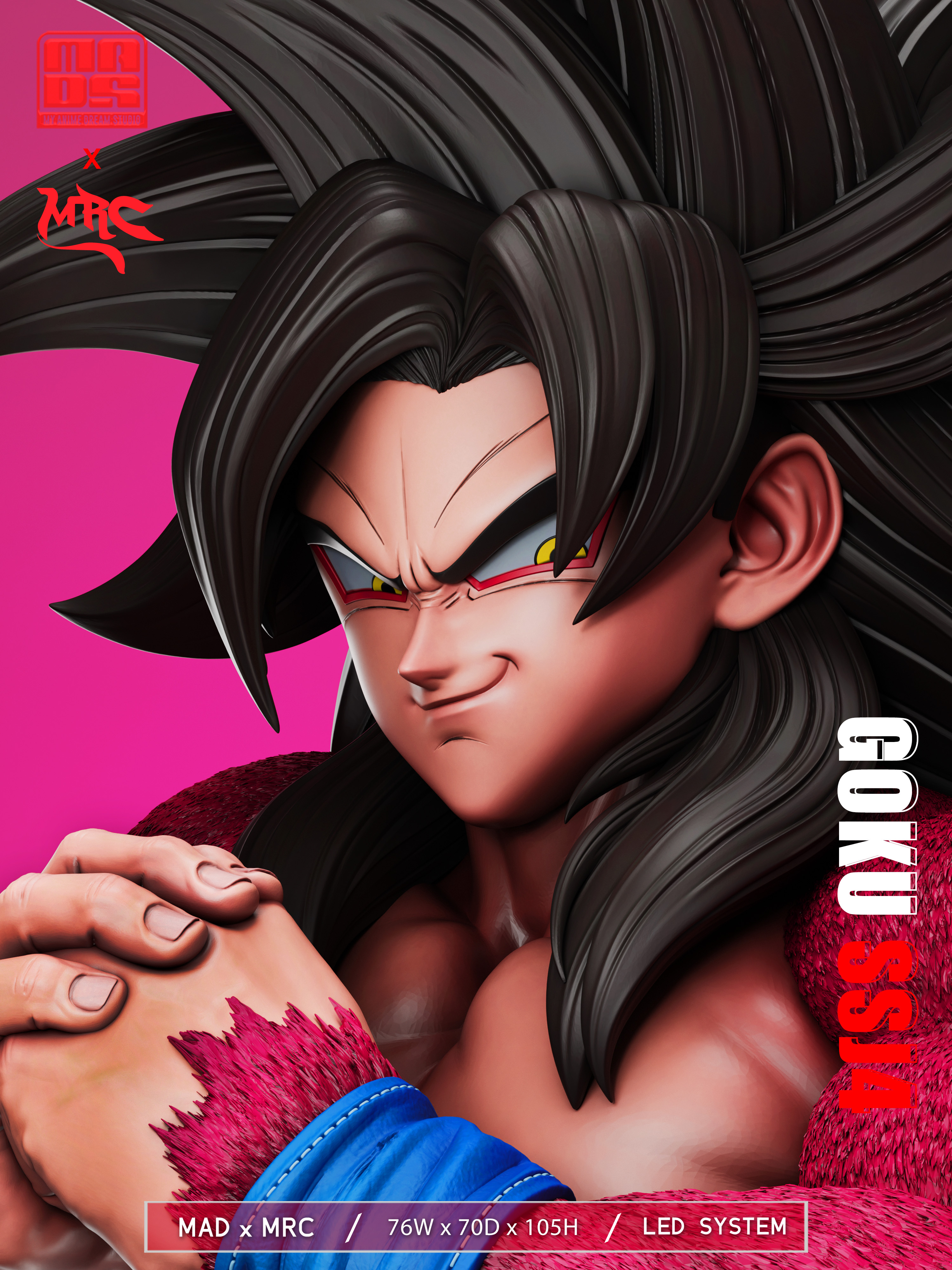 kongstudios ベジット4 KONG Studio Beast Deities B014-NA Jade Rabbit Vegeta 1/12