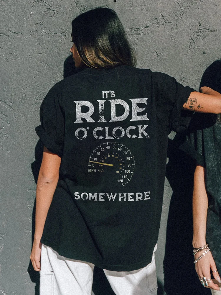 It's Ride O'clock Somewhere T-shirt - Devcarry