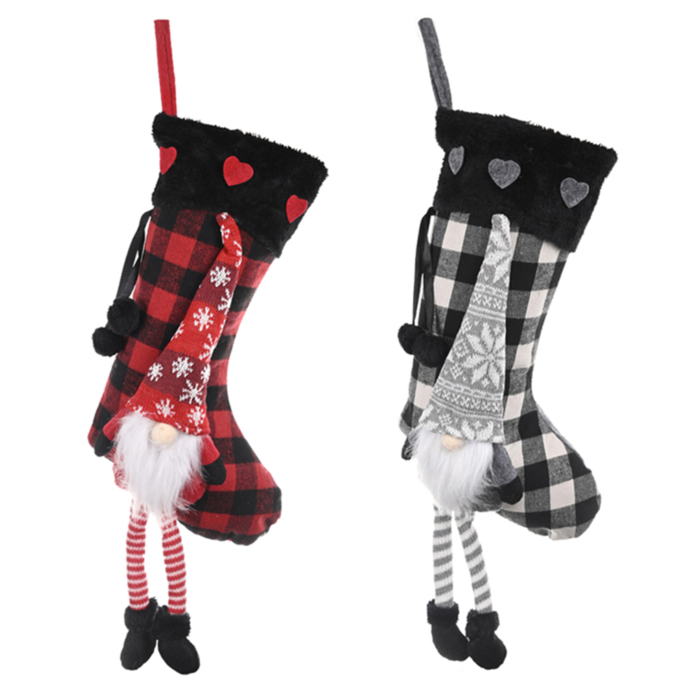 Christmas Stockings Apple Candy Bag Plaid Socks Pendant Festival Supplies, Gray, 501 Original
Christmas Stockings Apple Candy Bag Plaid Socks Pendant Festival Supplies, Gray, 501 Original