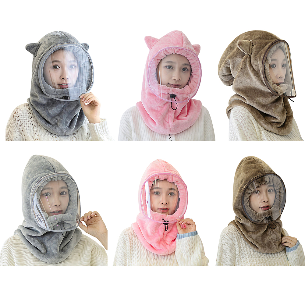 Female Cycling Winter Warm One-Piece Plush Hat with Mask Ear-Protection Cap, Silver ears, 501 Original
Female Cycling Winter Warm One-Piece Plush Hat with Mask Ear-Protection Cap, Silver ears, 501 Original