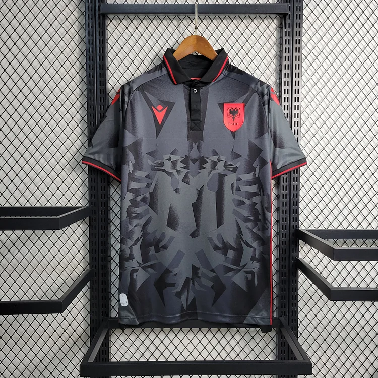 Albania Third Shirt Top Kit 2023-2024 - Black
