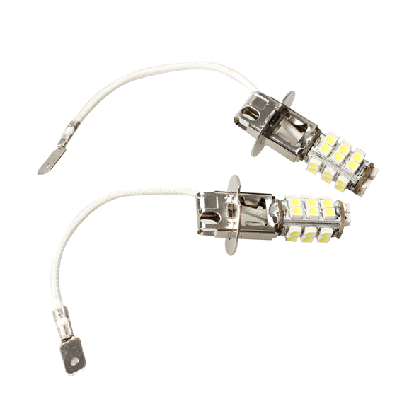 2 Pcs Fog Lights High Power Constant Current H3 Car LED Light White 28 Lamp, 501 Original
2 Pcs Fog Lights High Power Constant Current H3 Car LED Light White 28 Lamp, 501 Original