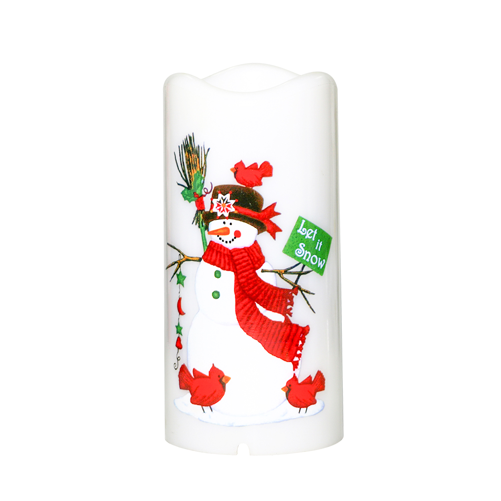Candle Shape Snowman Projector Christmas LED Projection Lamp Night Light, 501 Original
Candle Shape Snowman Projector Christmas LED Projection Lamp Night Light, 501 Original