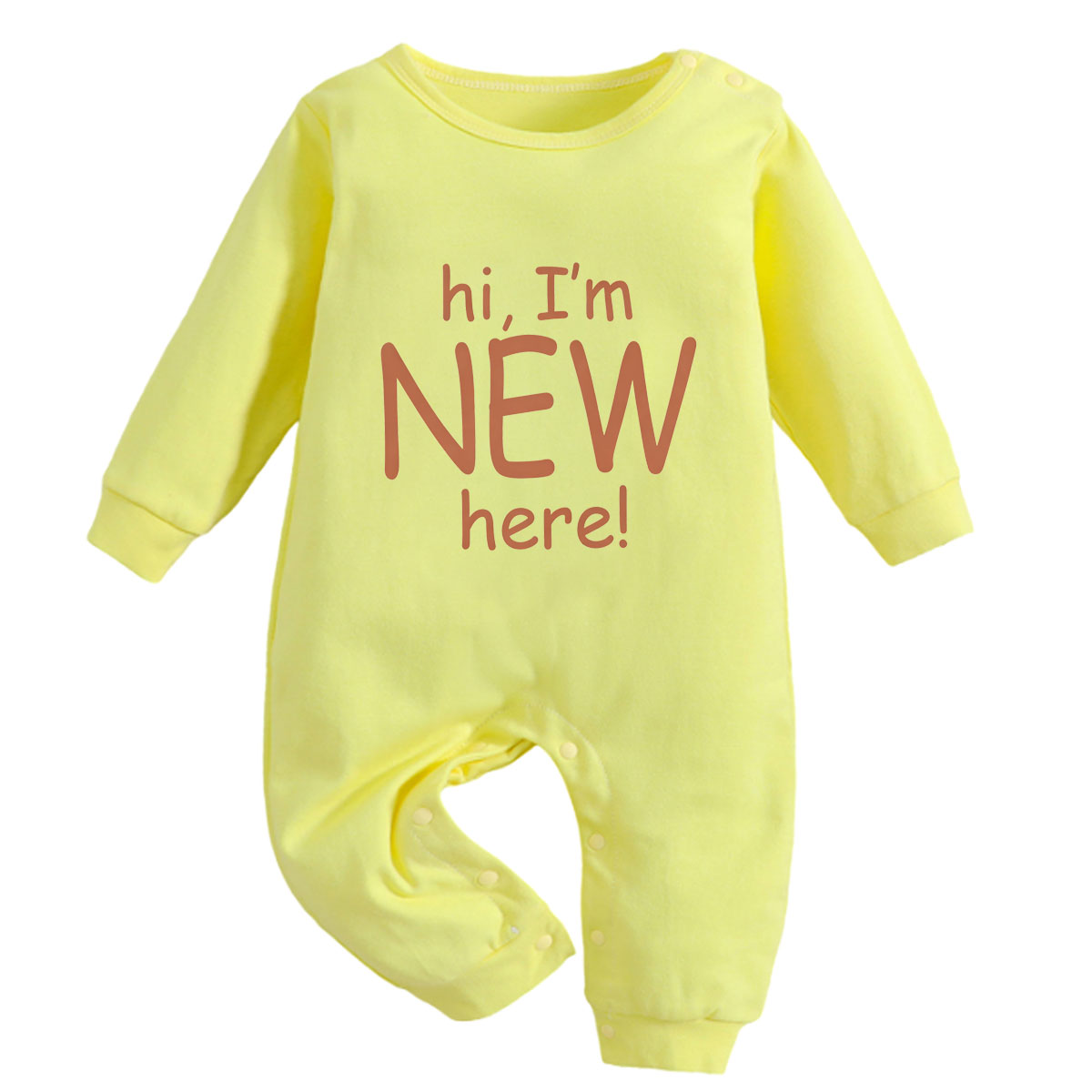 【3M-18M】Hi! I'm New Here Romper