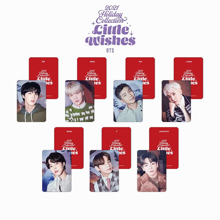 BTS LITTLE WISHES Photocards