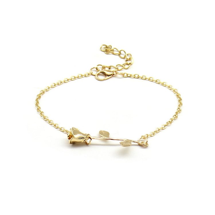 Rose Charm Bracelet