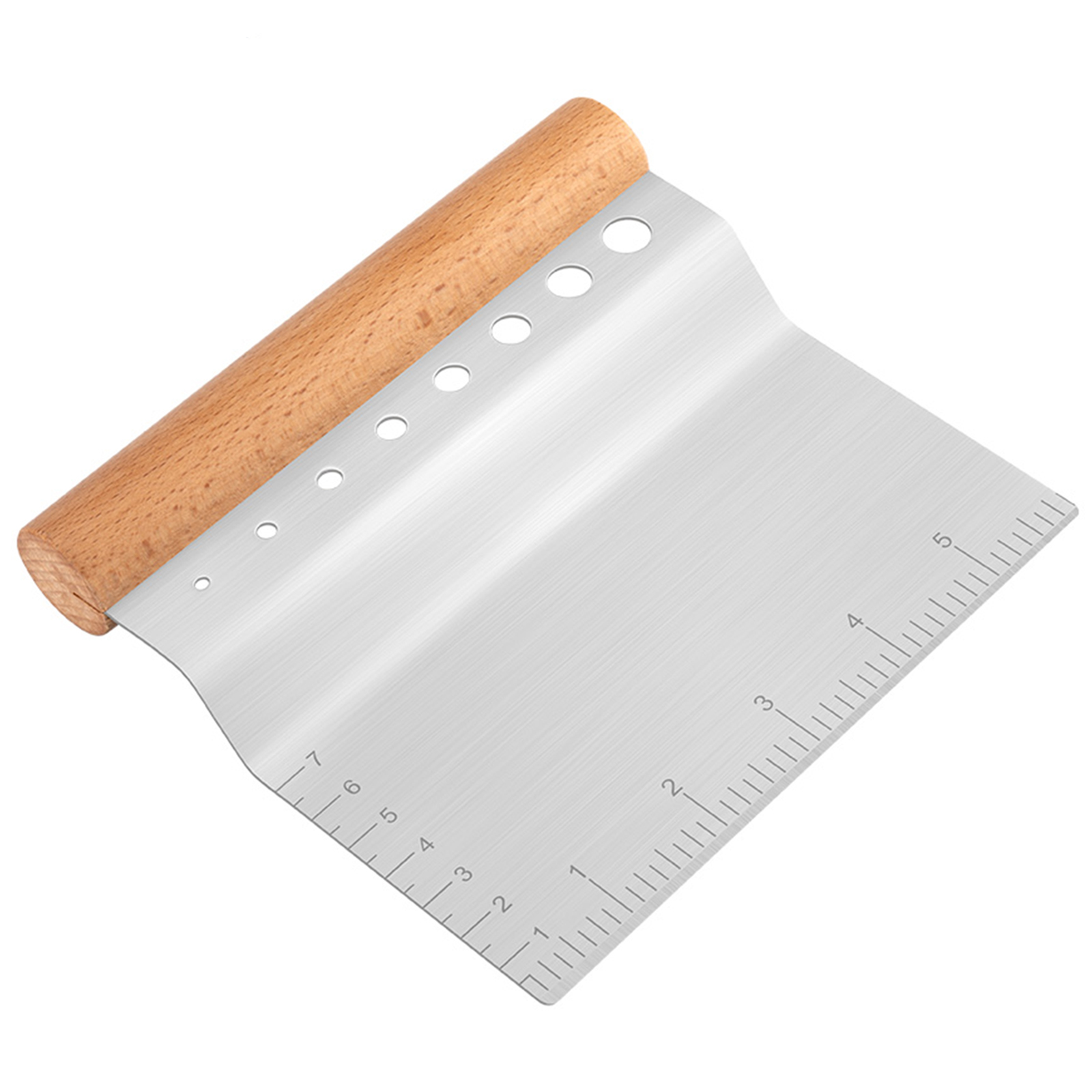 Dough Scraper Cutter, 8 Holes Bread Pastry Chopper with Measuring Scale, 501 Original
Dough Scraper Cutter, 8 Holes Bread Pastry Chopper with Measuring Scale, 501 Original