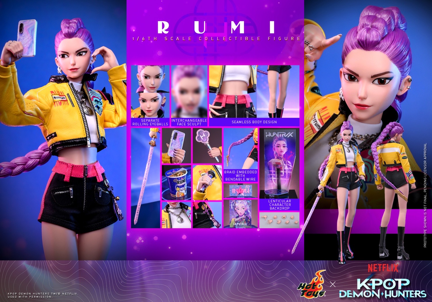 Hottoys - KPop Demon Hunters Rumi X Mira X Zoey 1/6th scale