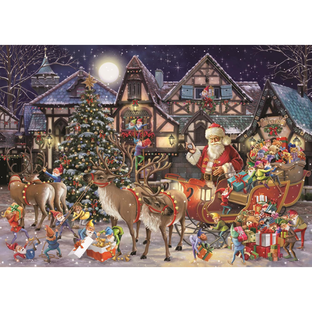 (Multi-Size) Santa Claus - Round/Square Drill Diamond Painting - 40*30CM, Round diamond 40*50cm, 501 Original
(Multi-Size) Santa Claus - Round/Square Drill Diamond Painting - 40*30CM, Round diamond 40*50cm, 501 Original