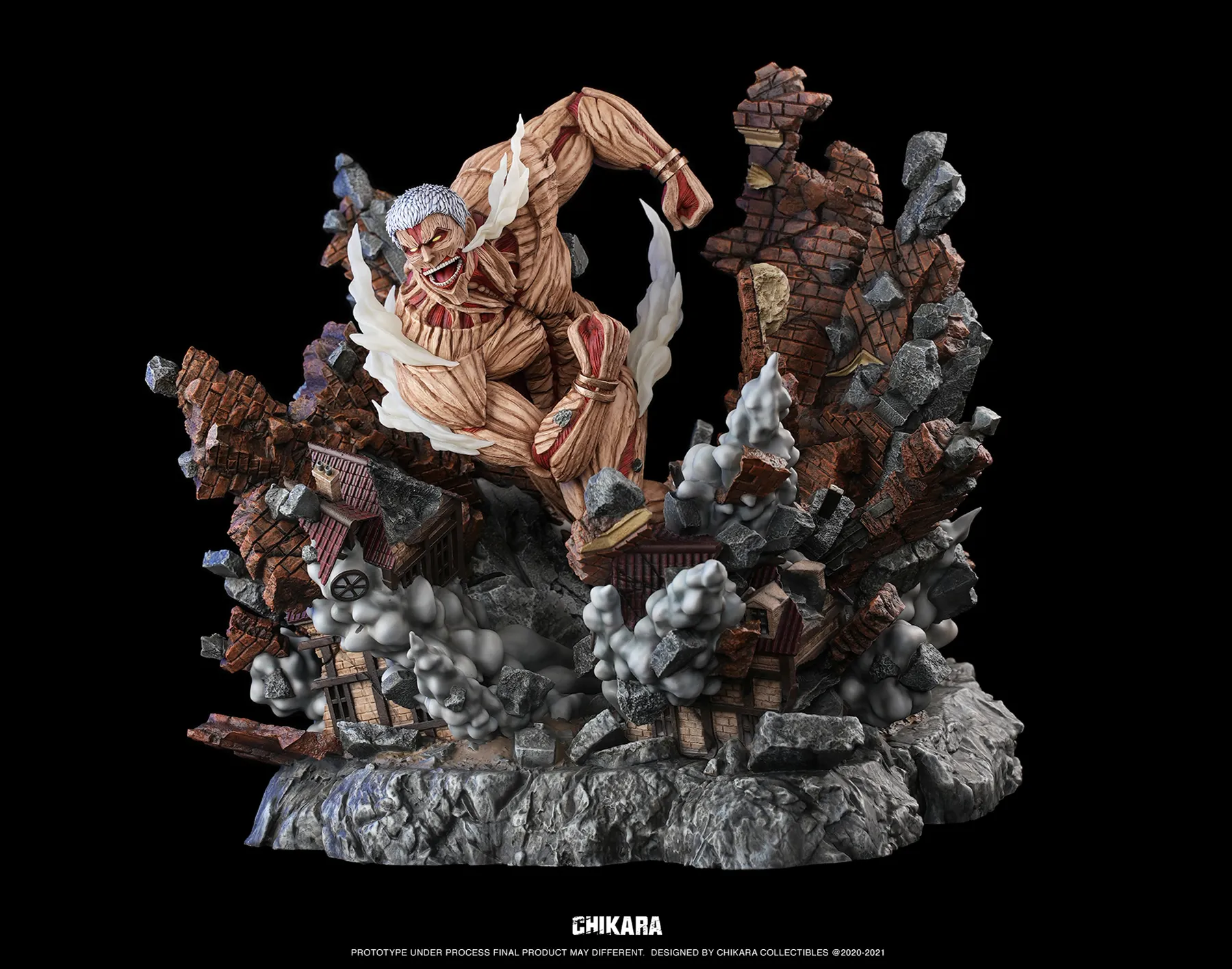 Colossal Titan with LED - Attack On Titan Resin Statue - Giant