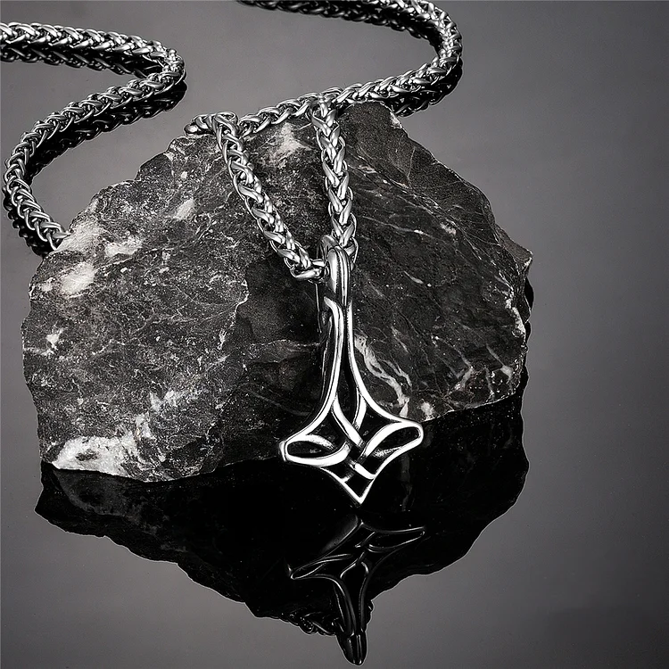 Viking Celtic Knot Stainless Steel Necklace