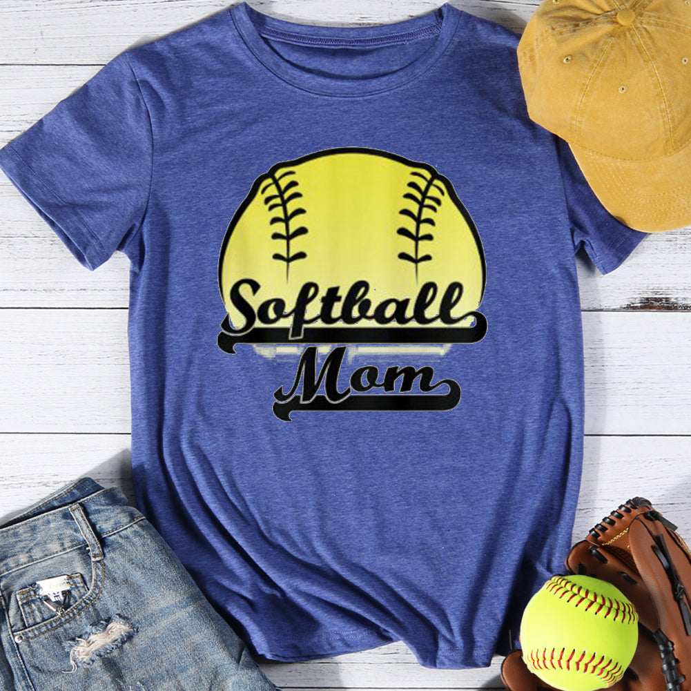 Baseball Mom T-shirt Tee -01318-Guru-buzz