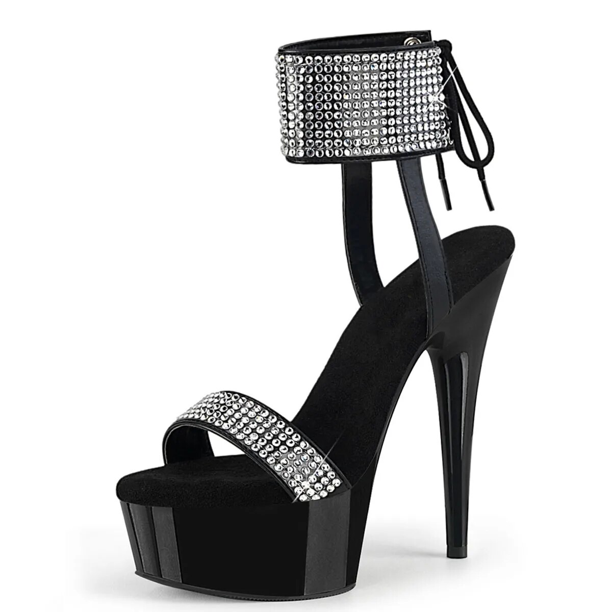 VCshoes Club 13cm Strip High Heels Exotic Dancer Rhinestone Nightclub Gothic 8inches Stripper Pole Dance Fashion Fetish Full Dress
