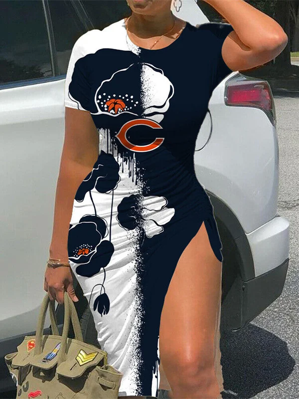 Chicago Bears
Women's Slit Bodycon Dress