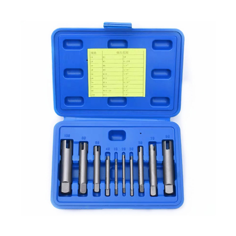 10pcs M4-M22 Broken Head Taps Extractor Stripped Screw Remover Guide Set, 501 Original
10pcs M4-M22 Broken Head Taps Extractor Stripped Screw Remover Guide Set, 501 Original