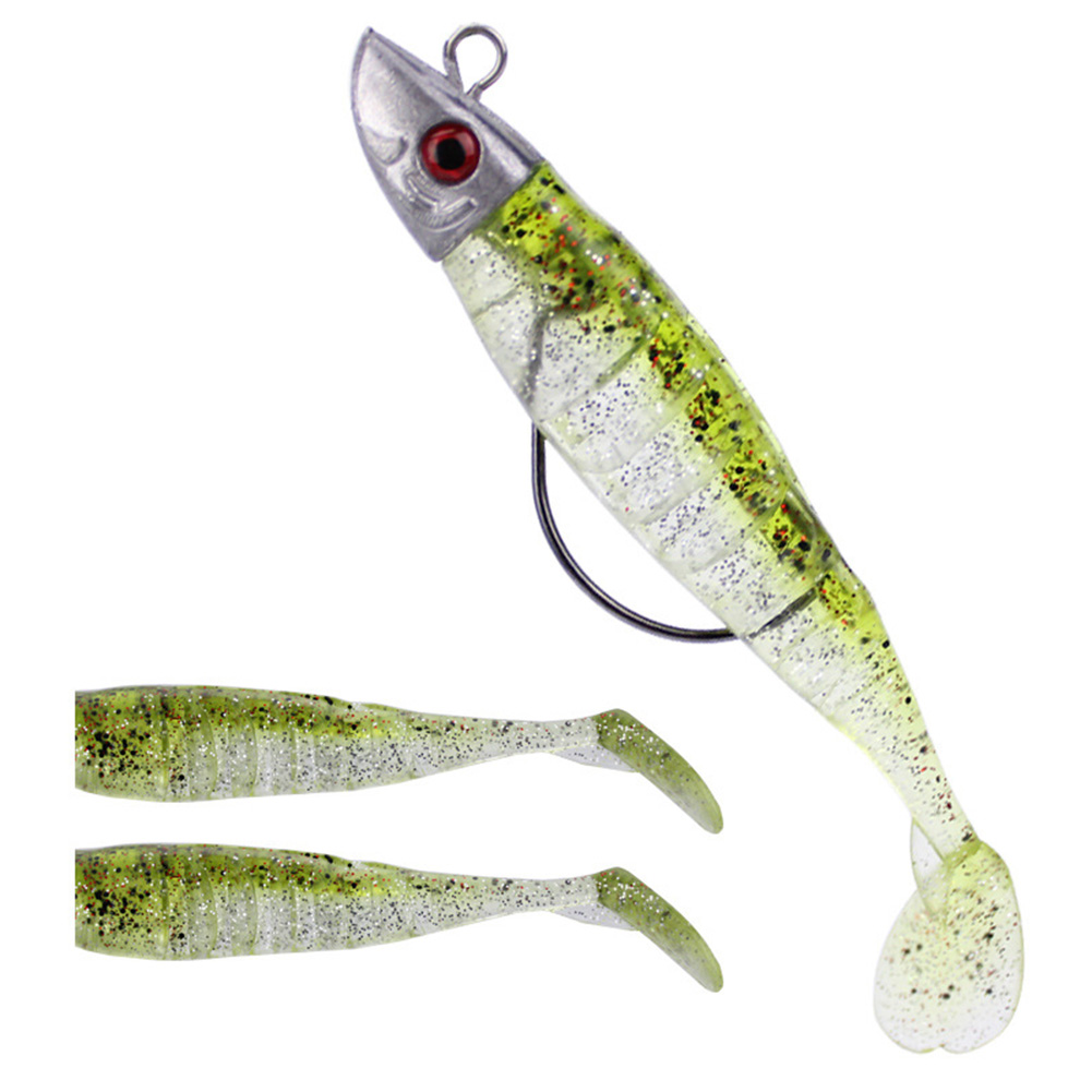 Jig Fishing Lure 11Cm 25G Lead Head Soft Paddle Tail Bait Fishing Tackle, 501 Original
Jig Fishing Lure 11Cm 25G Lead Head Soft Paddle Tail Bait Fishing Tackle, 501 Original