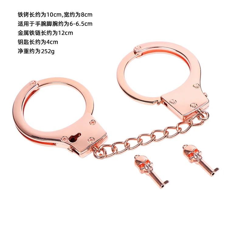 Bdsm Restraint Metal Handcuffs Sex Toys Sex Bondage Wrist Clamp Cosplay Slave