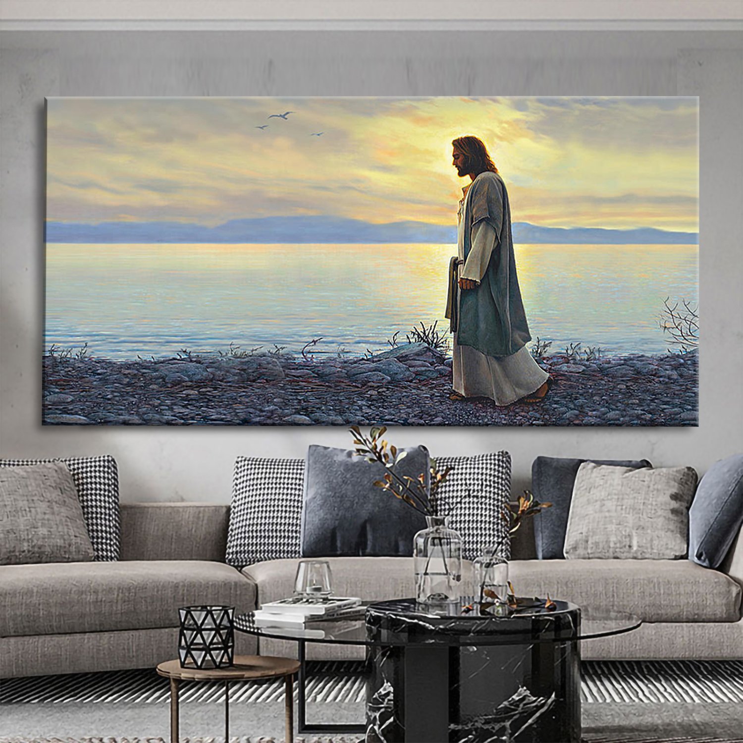 Walk With Me Canvas Wall Art