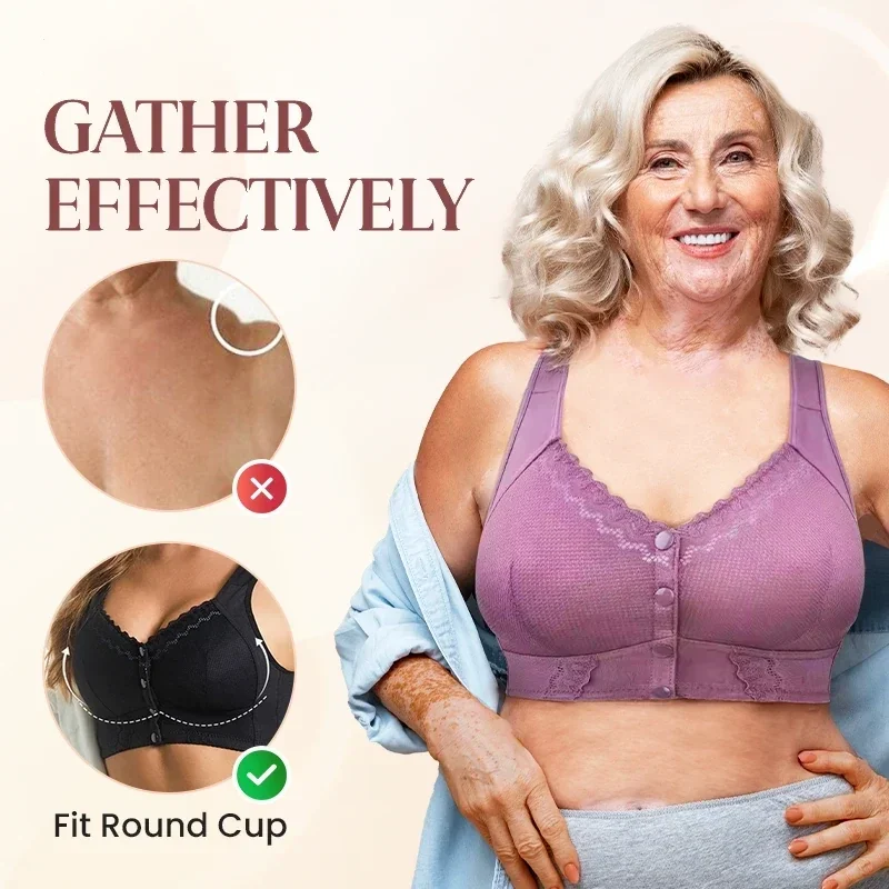 🌹Last Day 49% OFF🌹Front Closure Breathable Bra