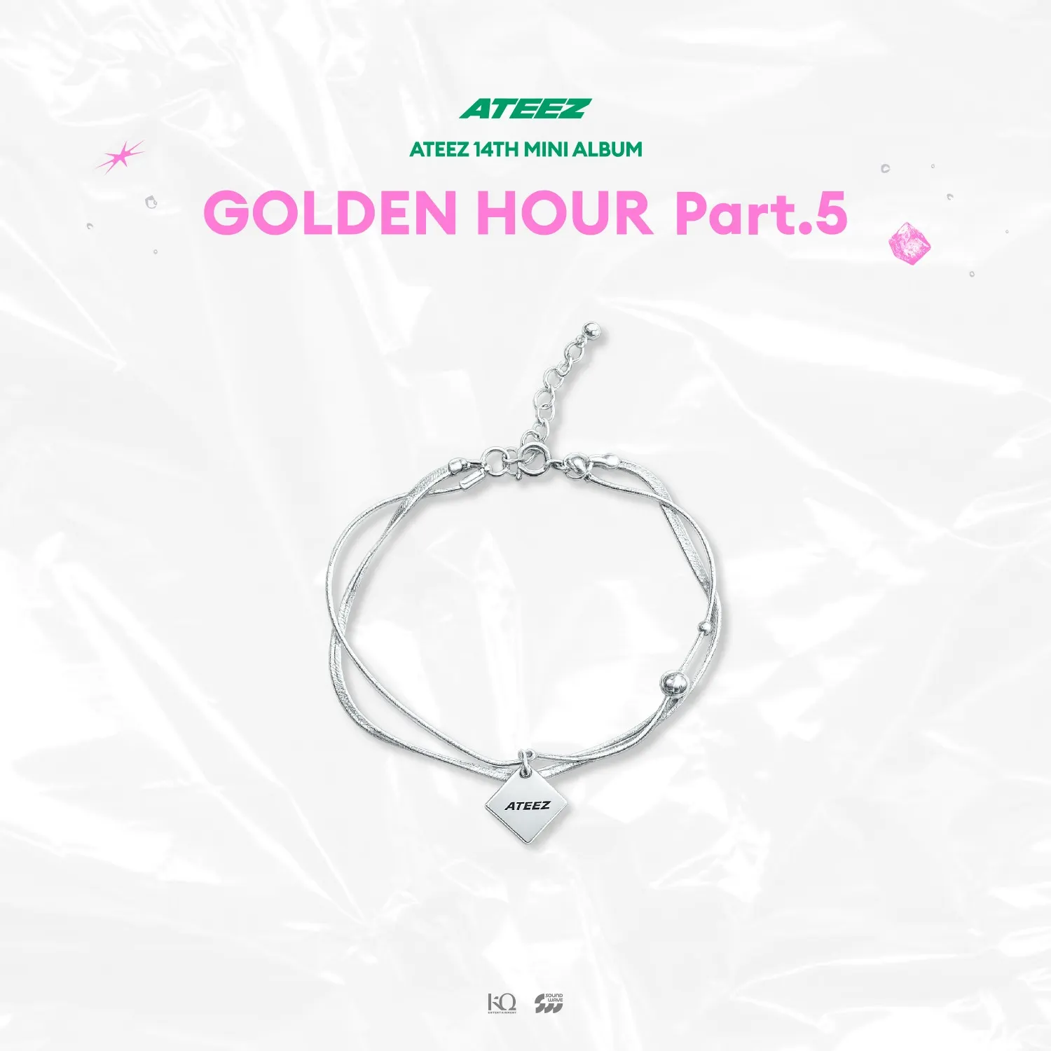 Ateez 14th Mini Album GOLDEN HOUR : Part.5 Bracelet