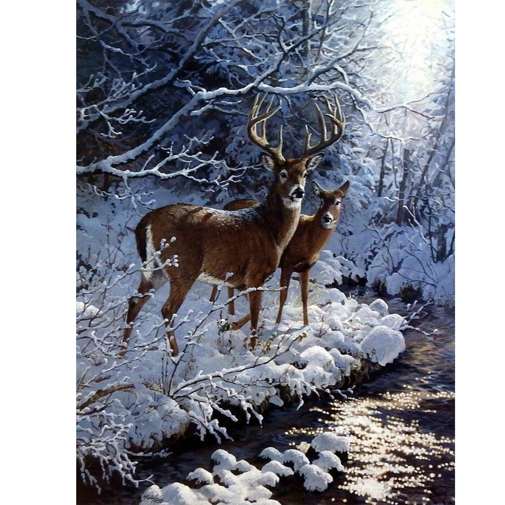 (Multi-Size) Cartoon Deer - Round/Square Drill Diamond Painting - 30*40CM, Square diamond 30*40cm, 501 Original
(Multi-Size) Cartoon Deer - Round/Square Drill Diamond Painting - 30*40CM, Square diamond 30*40cm, 501 Original