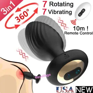 pornhint Pornhint Vibrating Dildo Anal Butt Plug Prostate Massager Vibra