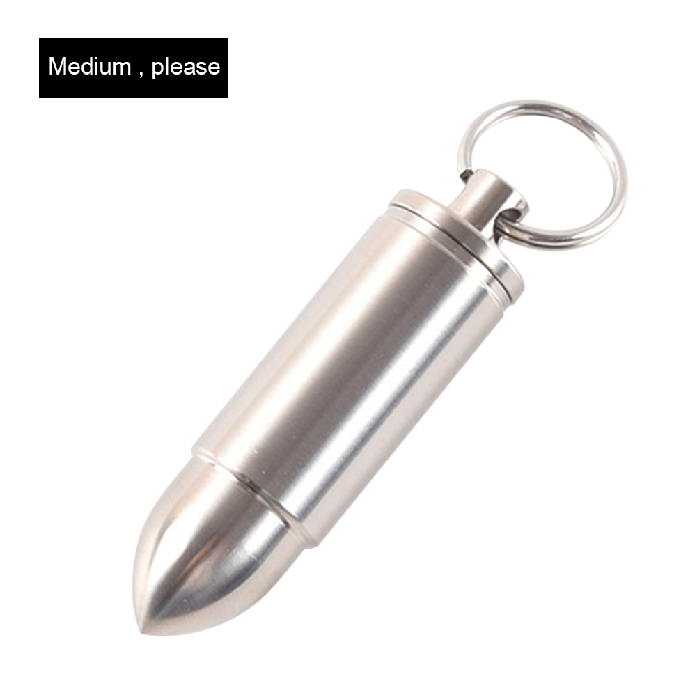 Portable Mini Titanium Drug Holder Case Waterproof Tablet Box with Keychain, 501 Original
Portable Mini Titanium Drug Holder Case Waterproof Tablet Box with Keychain, 501 Original