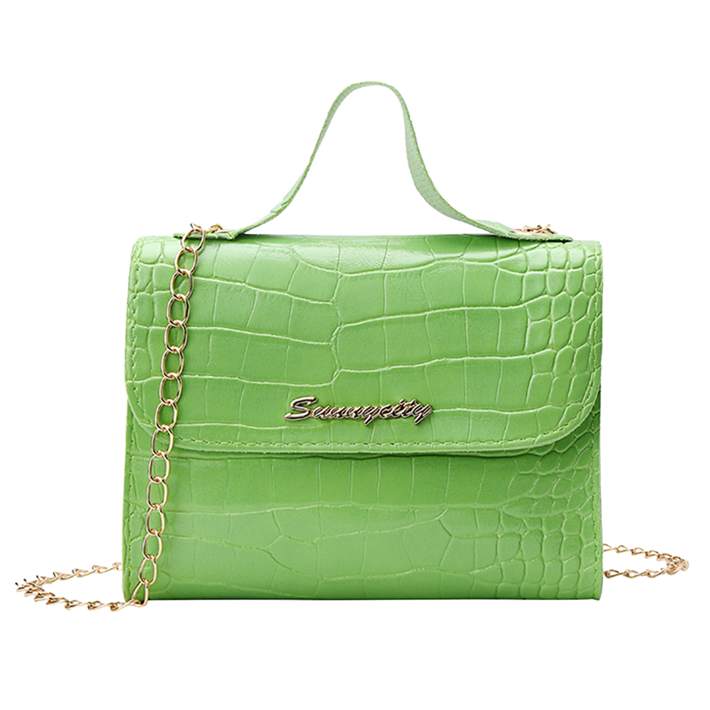Women Mini Crossbody Bag Alligator PU Tote Chain Shoulder Pouch -Green, 501 Original
Women Mini Crossbody Bag Alligator PU Tote Chain Shoulder Pouch -Green, 501 Original