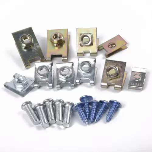 Dronehint 100x Car Door Trim Panel Secure Fastener Fixed Screw,U-Type Gasket Clips,Parts (For: Audi Sport) Parts