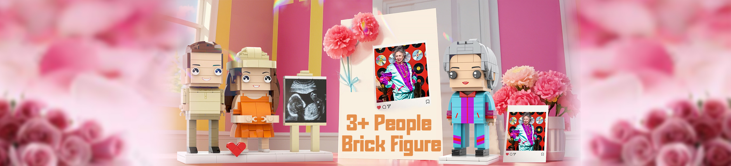 3+ People Brick Figure