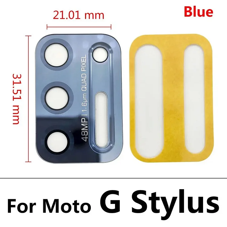 10Pcs/Lot, Back Rear Camera Glass Lens For Moto G10 G20 G30 G Stylus With Glue Replacement Repair Spare Parts