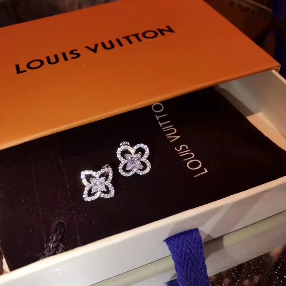 Louis Vuitton Asymmetrical Diamond Stud Earrings