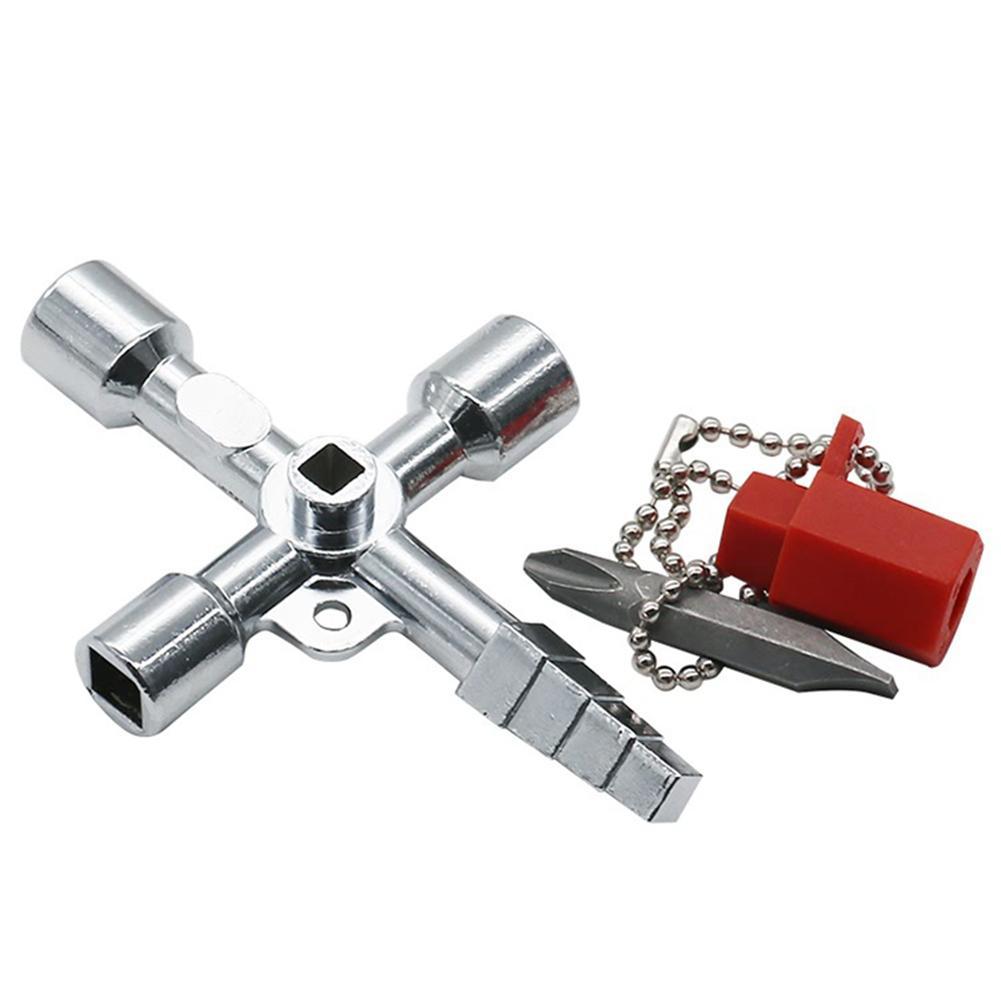 Universal Cross Square Triangle Electrical Cabinet Elevator Lift Key Wrench, 501 Original
Universal Cross Square Triangle Electrical Cabinet Elevator Lift Key Wrench, 501 Original