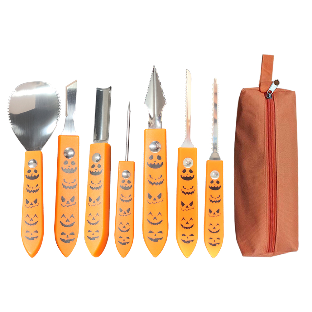 8pcs Pumpkin Carving Tool Set Stainless Steel Sculpting Shaper Kits Tools, 501 Original
8pcs Pumpkin Carving Tool Set Stainless Steel Sculpting Shaper Kits Tools, 501 Original