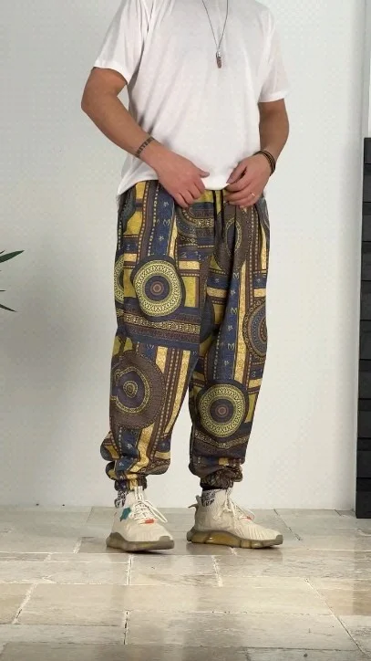Men's Printed Haren Casual Pants