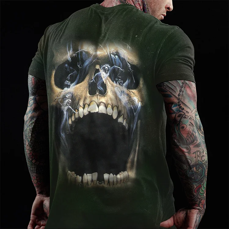 3D skull Classic T-Shirt
