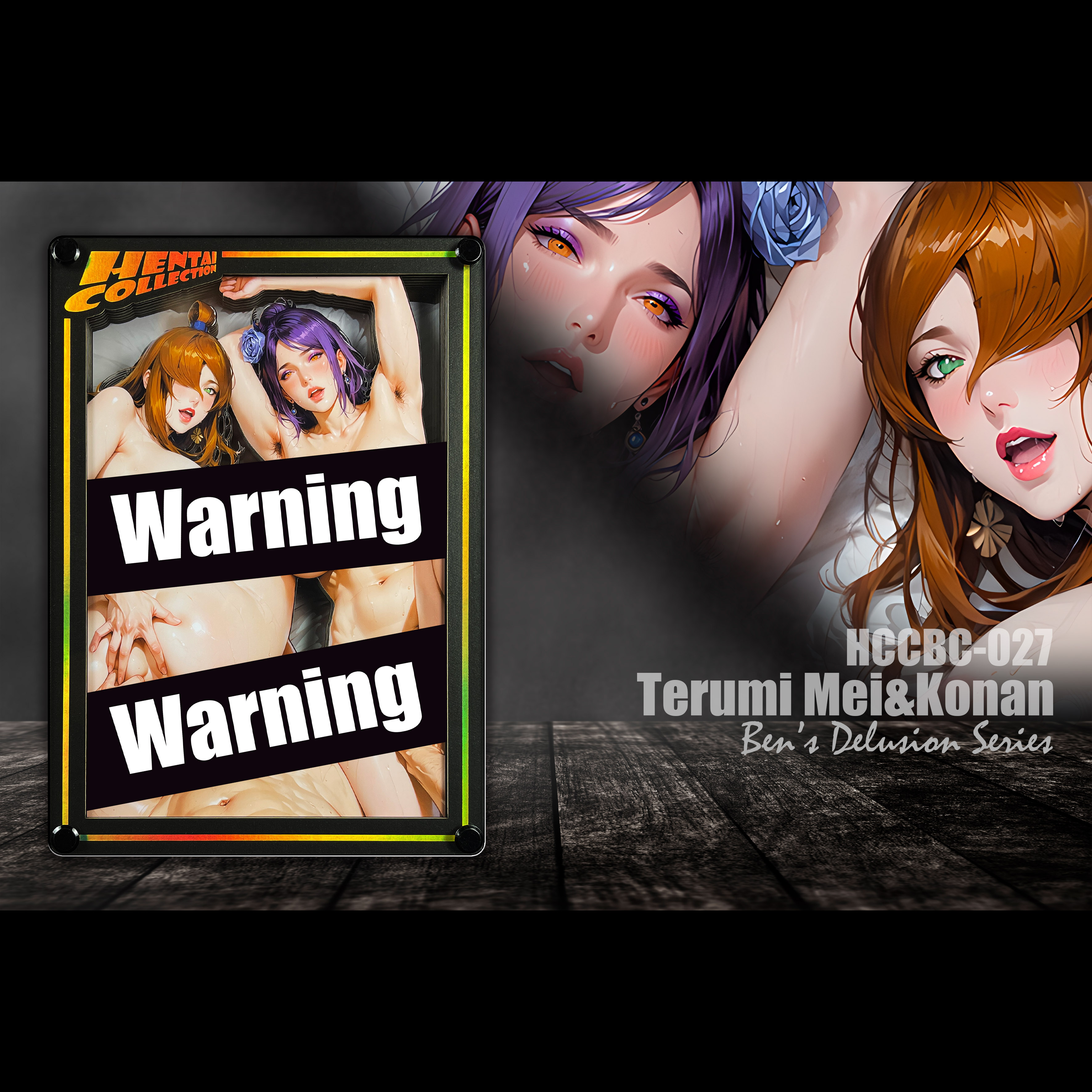 B&W Studio - Ben's Delusion World Series Desktop Decor Card #27 Terumi Mei X Konan -