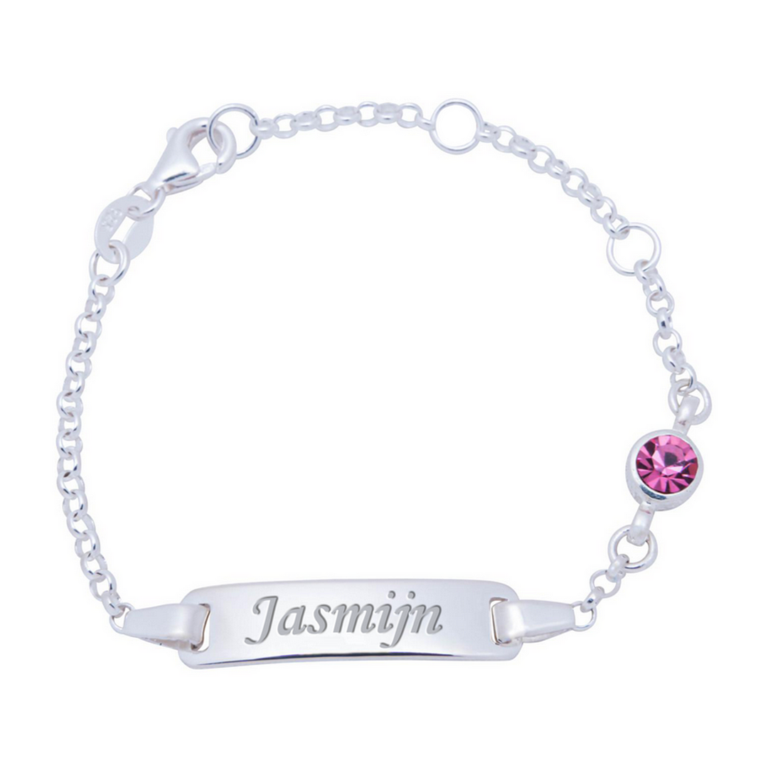 Vangogifts Personalized Name Bracelet with Birthstone | Best Gift for Mom Wife Girlfriend
