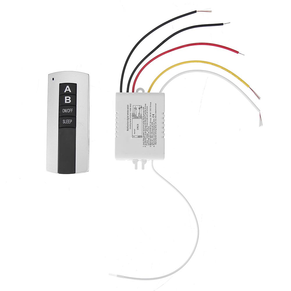 2 Relay On/Off 220V Smart Digital Wall Lamp Wireless Remote Control Switch, 501 Original
2 Relay On/Off 220V Smart Digital Wall Lamp Wireless Remote Control Switch, 501 Original