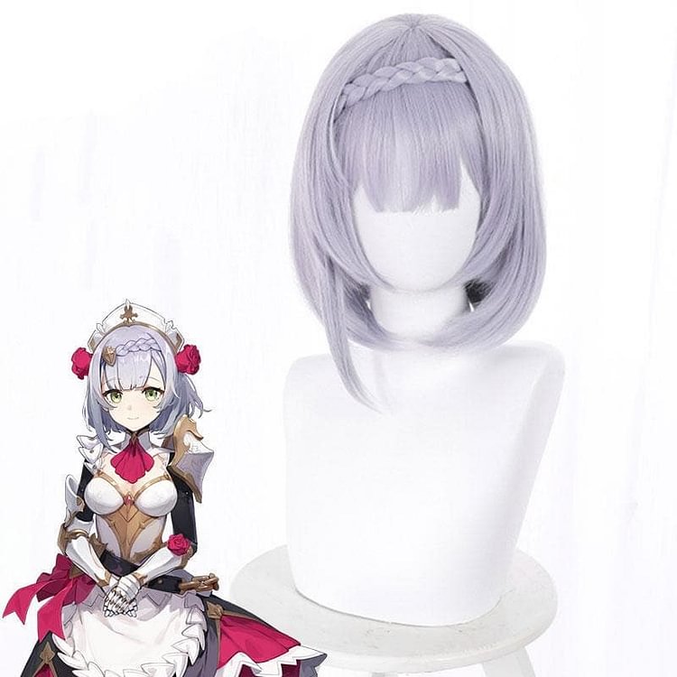 GI Noelle Purple Cosplay Wig CC0304
