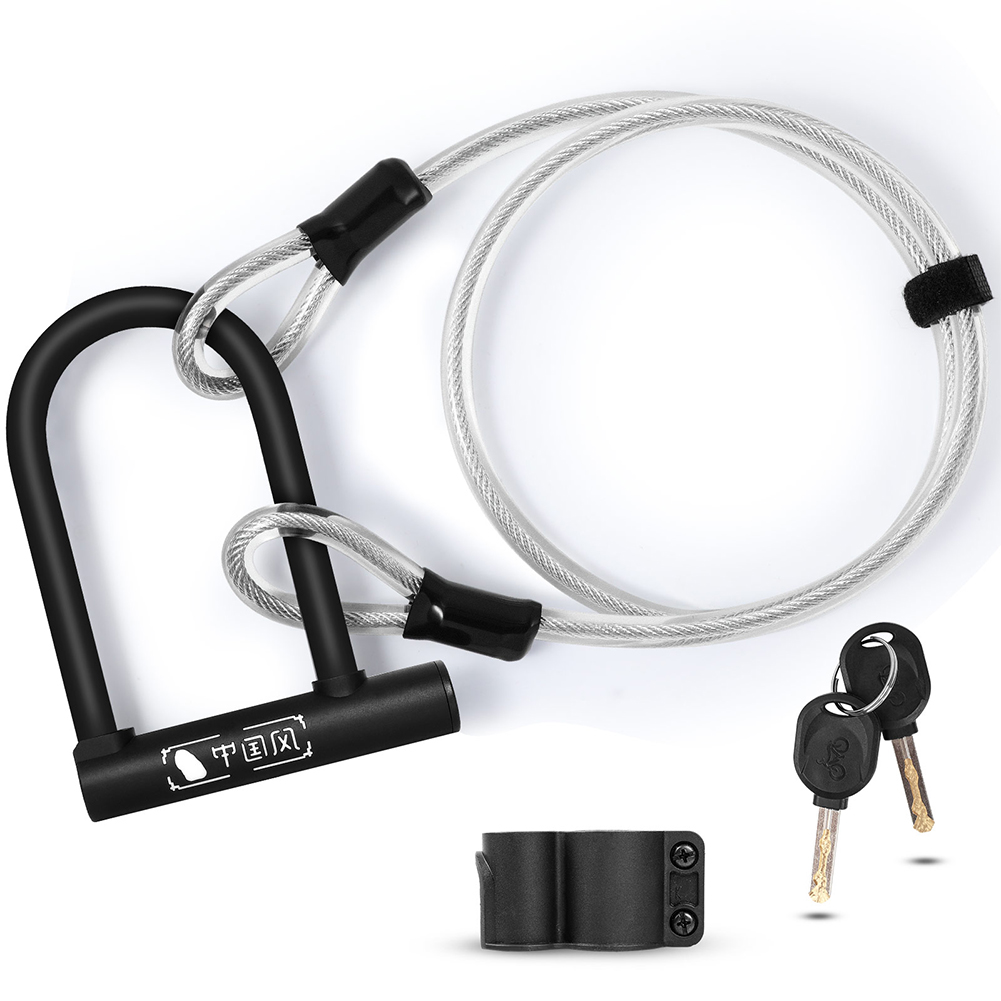 WEST BIKING Bike U Lock with Cable Heavy Duty Bicycle U Lock w/ Lock Holder, #02, 501 Original
WEST BIKING Bike U Lock with Cable Heavy Duty Bicycle U Lock w/ Lock Holder, #02, 501 Original