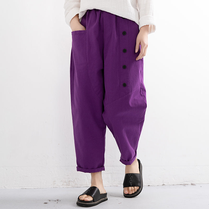 Sweatpants Women White Side Feet Harem Pants Women Casual Pants Loose Guard Pants