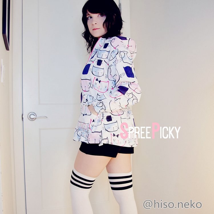 Kawaii Cat Harajuku Hoodie Coat SP1710978