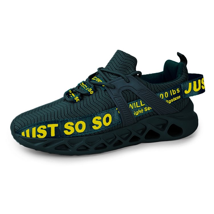Men's Knife Edge Just So So Casual Sneakers Dark Green
