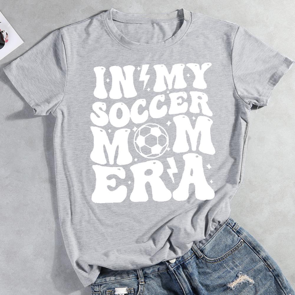 In My Soccer Mom Era Round Neck T-shirt-0019480-Guru-buzz