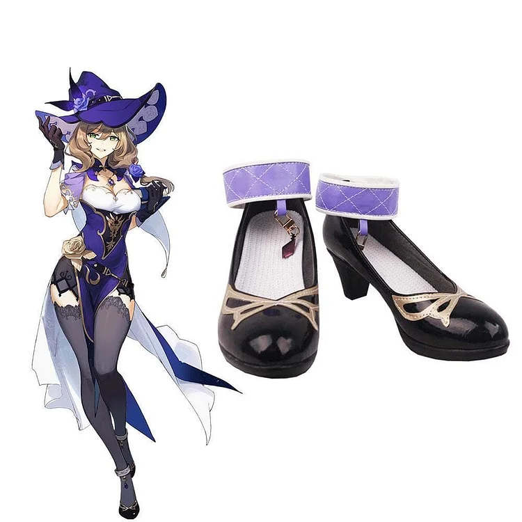 Lisa Black Cosplay Shoes CC0252
