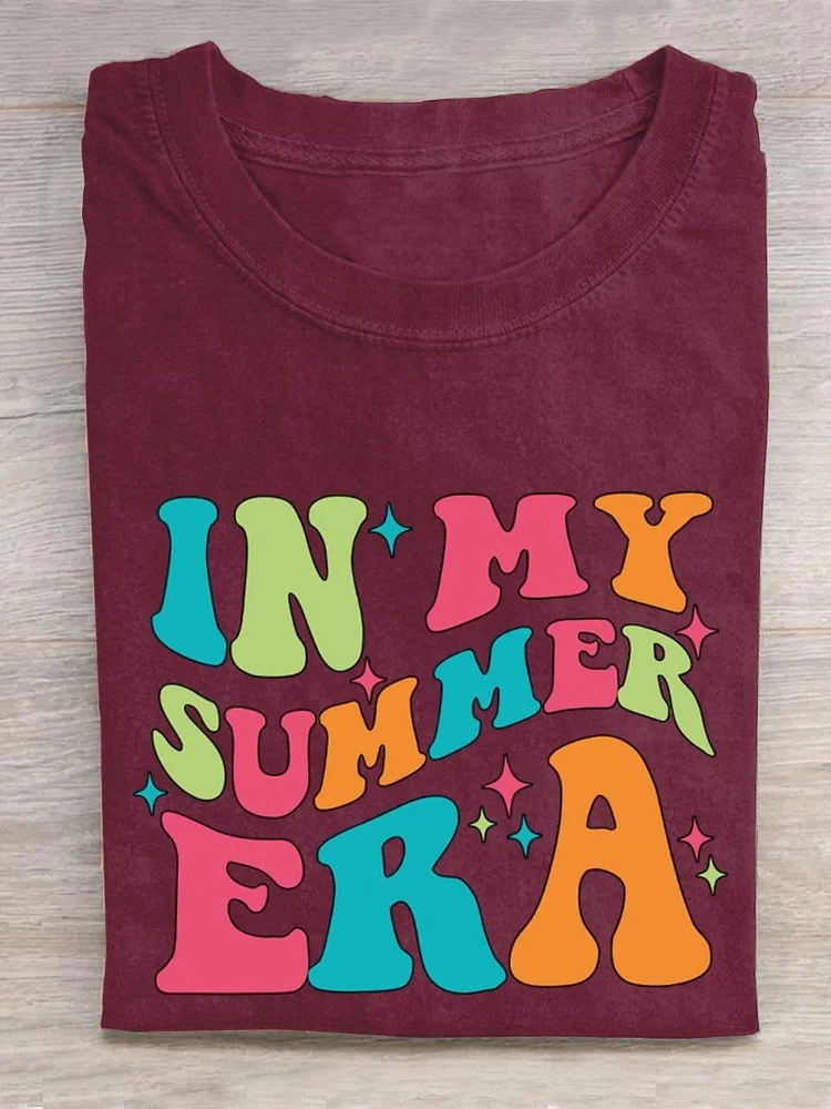 In My Summer Era Teacher Art Design Print T-shirt socialshop